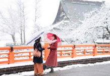 Đến Nhật Bản ngắm phố cổ Hida Furukawa trong mùa tuyết trắng