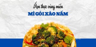 Bữa trưa giữa tuần thanh nhẹ với mì gói xào nấm