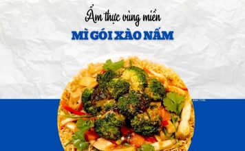 Bữa trưa giữa tuần thanh nhẹ với mì gói xào nấm