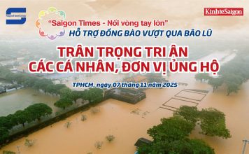 ‘Saigon Times – Nối vòng tay lớn’ tri ân những tấm lòng sẻ chia hướng về vùng lũ