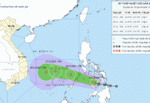 Áp thấp nhiệt đới có khả năng mạnh lên thành bão vào ngày mai
