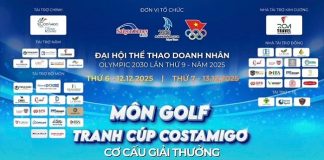 Giải Golf Cúp Costamigo 2025: Thi đấu kết hợp nghỉ dưỡng tại NovaWorld Phan Thiet