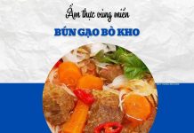 Đậm đà vị trưa văn phòng cùng bún gạo bò kho