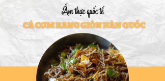 Bữa trưa quốc tế với cá cơm rang giòn kiểu Hàn