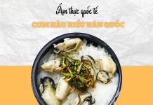 Bữa trưa quốc tế với cơm hàu kiểu Hàn Quốc