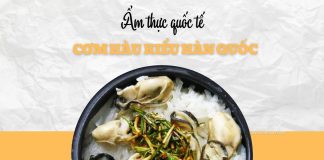 Bữa trưa quốc tế với cơm hàu kiểu Hàn Quốc