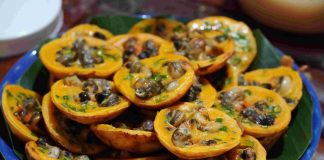 Bánh khọt ốc đắng – món ăn lạ miệng nơi miệt vườn Thới Sơn