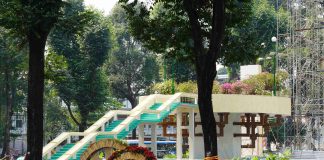 Hồ Con Rùa ‘thay áo’ xanh ngọc, mang diện mạo tươi mới