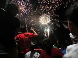 Pháo hoa rực sáng đón chào năm Bính Ngọ 2026