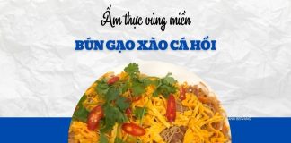 Bún gạo xào cá hồi: Món xào nhẹ bụng, đổi vị từ hải sản
