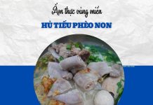Bữa trưa giữa tuần thử vị hủ tiếu phèo non