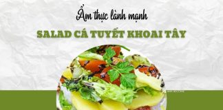 Chọn salad cá tuyết khoai tây cho bữa trưa lành mạnh