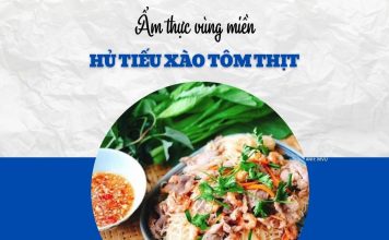 Hủ tiếu xào tôm thịt: món quen dễ ăn cho bữa trưa nhanh gọn