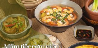 Mâm cơm niêu cuối tuần hài hòa hương vị quê